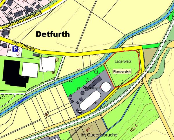Bild vergrößern: Bebauungsplan Nr. 72 „Am Triftweg Süd“,  OT Detfurth, Übersicht