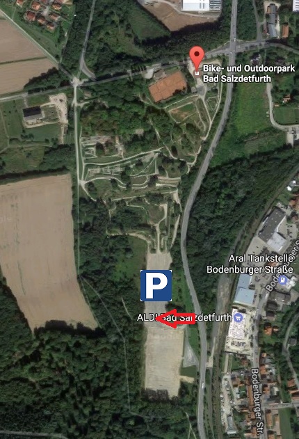 Bild vergrößern: Parkplatz im BOP zur DM XCO XCE 2017