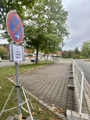 Bild vergr&ouml;&szlig;ern: Bauabschnitt Fahrradsafe Bahnhof Bodenburg