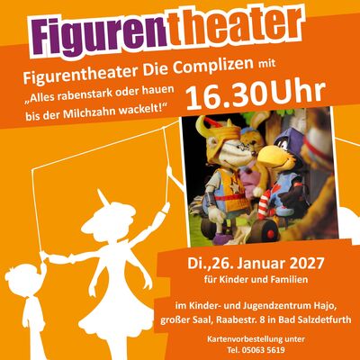 Plakat Figurentheater - Die Complizen - 26.01