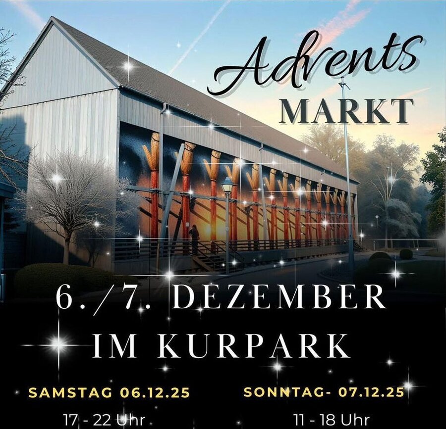 Adventsmarkt im Kurpark am 6. / 7. Dezember / Stadt Bad Salzdetfurth